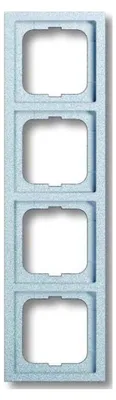 Obrázok produktu pre Busch-Jaeger rámček 4-pólový hliníkový strieborný, fu.linear 1724-183K