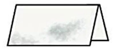 Zdjęcie produktu dla Tischkarten Paperado 100 x 100 Weiß