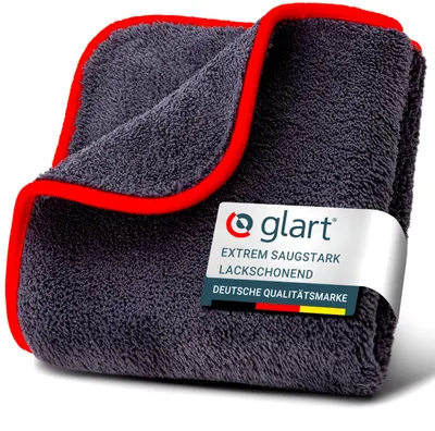 Produktbild von Glart 44TP Auto Mikrofasertuch 40x40 cm, 600 GSM Kfz Trockentuch, saugstark