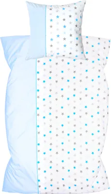 Produktbild von Amilian 2-tlg Set: Bettwäsche 135x200, Kissenbezug: 80x80 cm, 100% Baumwolle, mit Hotelverschluß: weiche Flauschige Bettbezüge, Kopfkissenbezug