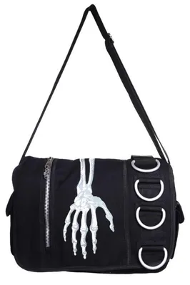 Image de Banned Sac à bandoulière alternatif - Main de squelette BBN736