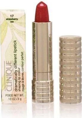 Zdjęcie produktu dla Clinique Dramatically Different Shaping Lip Colour, Koralowy, Strawberry Ice, 1 kol., Nawilżający, Wygładzający, Kobiety, Kremowy