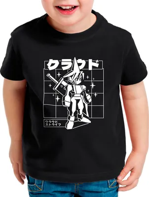 Produktbild von style3 Retro Ex-Soldier Kinder T-Shirt anime cloud chocobo sephiroth