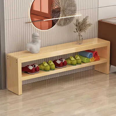Image de Banc avec rangement, 160 cm, en bois massif de pin. Idéal pour l'entrée, le salon, la salle à manger ou comme banc de chevet