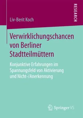 Obrázek produktu pro Verwirklichungschancen von Berliner Stadtteilmüttern