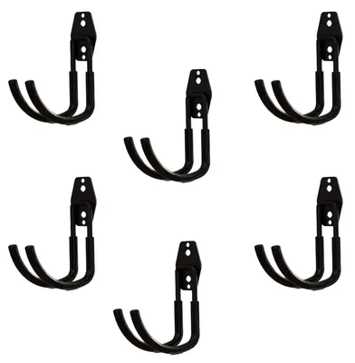 Immagine prodotto di Set di 6 ganci metallici robusti per montaggio a parete