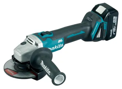 Zdjęcie produktu dla Makita DGA 504 RMJ akumulatorowa szlifierka kątowa 18V 125mm bezszczotkowa + 2x akumulator 4,0Ah + ładowarka + Makpac
