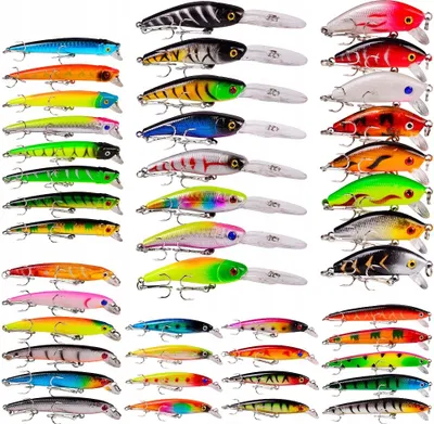 Produktbild von WOBBLER-SET FÜR HECHT, ZANDER, BARSCH, KÖDER 43-tlg. 4-8 g 4,5-10 cm
