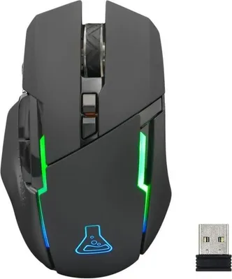 Zdjęcie produktu dla Bezprzewodowa mysz do gier RGB G-Lab 7200 DPI - czarna