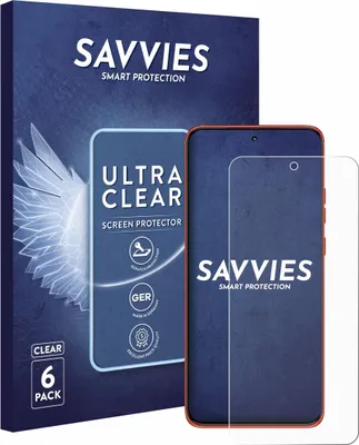 Produktbild von 6x Für Motorola Edge 60 Neo Schutzfolie Savvies Displayschutz Display Schutz Folie Klar Transparent