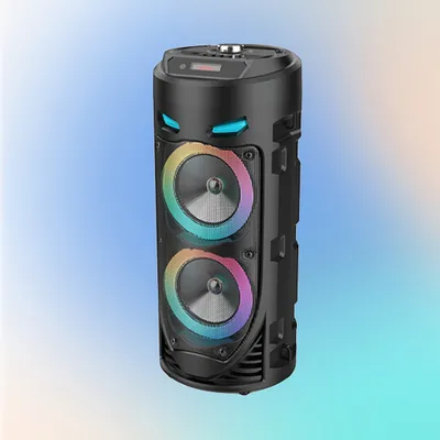 Produktbild von Bluetooth-Lautsprecher, 166*166*410mm 5.0 Bluetooth mit Mikrofon Bluetooth-Lautsprecher