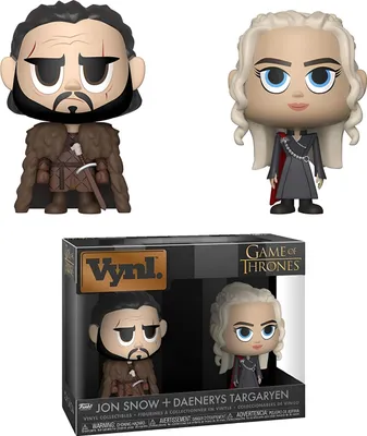 Produktbild von Game Of Thrones - Jon Snow + Daenerys Targaryen - Funko Vynl Figuren