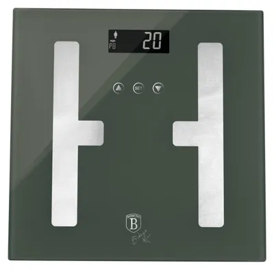 Obrázek produktu pro Koupelnová váha zelená matná Berlinger Haus BH 9759