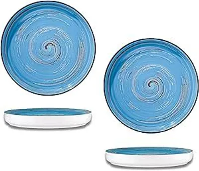 Zdjęcie produktu dla Talerz Wilmax 23 cm, niebieski, porcelanowy, zestaw 2 szt. WL-669619/A2