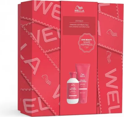 Produktbild von Wella Professionals Invigo Color Brilliance Xmas Duo Box - Shampoo 300 ml + Conditioner 200 ml