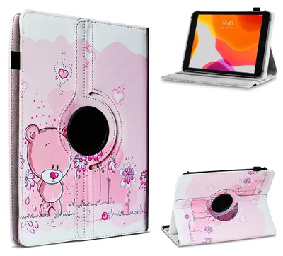 Produktbild von Tablet Hülle für OSCAL Pad 30 Tasche Schutzhülle Case 360 Grad Drehbar 10,1 CoverFarbe 360 Uni:Motiv 1