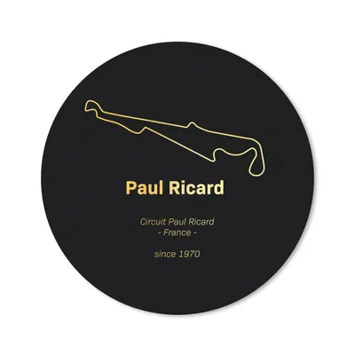 Produktbild von MuchoWow® Mauspad Mousepad Frankreich - Formel 1 - Rennstrecke 50x50 cm - Mousepads - Maus Mat - Pad - Mausunterlage - Vinyl
