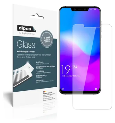 Produktbild von 2x Schutzfolie für Elephone A5 - Anti-Shock 9H Folie dipos Glass Kunststoffglas