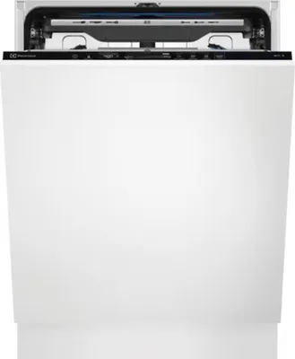 Image de Electrolux EEG69420W, Entièrement intégré, Taille standard (60 cm), Acier inoxydable, Noir, Touche, 1,6 m