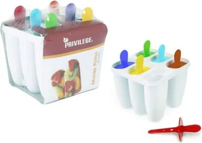 Produktbild von Privilege Mini-Stieleisformer für Eis am Stiel Formen Set Eisform Eisförmchen