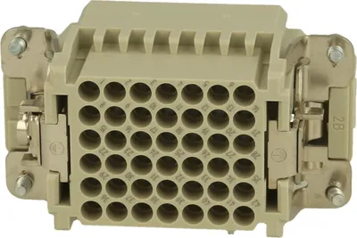 Produktbild von HARTING Han 42DD HMC Stifteinsatz (M) Crimpanschluss, 42-polig+PE 250V, 10A - 1 Stück