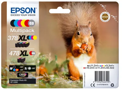 Zdjęcie produktu dla Epson 478XL Multipack - 6 sztuk - 60,5 ml - duża pojemność