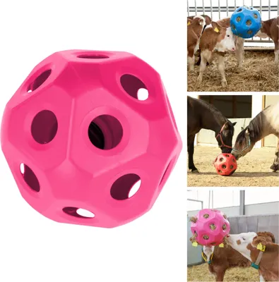 Produktbild von KERBL Heuball Pferde Spielzeug Futterspielball Pink