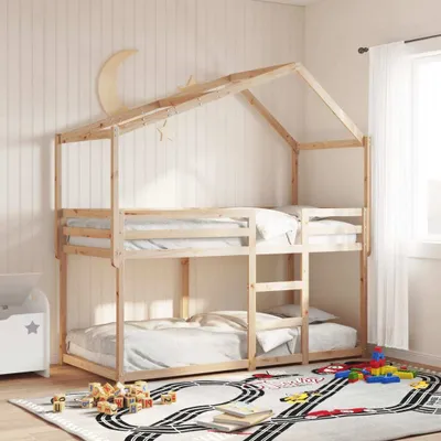 Immagine prodotto di Maison Exclusive - Tetto per lettino 203x80,5x142 cm in legno massello di pino