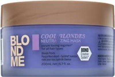 Zdjęcie produktu dla Schwarzkopf Professional BlondMe Cool Blondes Neutralizing Mask odżywcza maska do włosów platynowy blond i siwych 200 ml