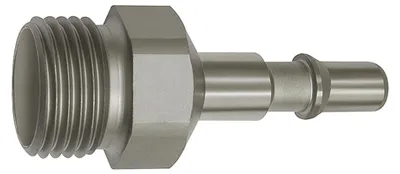 Produktbild von Riegler Nippel für Kupplungen NW 6, ISO 6150 C, Edelstahl, G 1/4 AG