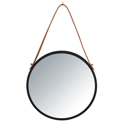 WENKO Spiegel Borrone schwarz 30,0 cm 30,0 cm
