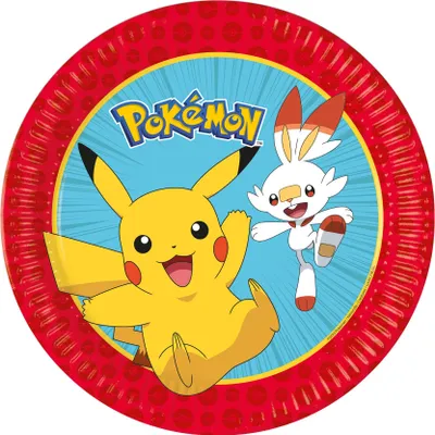 Zdjęcie produktu dla 8 talerzy Pokemon Pikachu