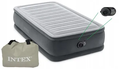 Produktbild von Intex Comfort Plush Twin Luftbett mit Pumpe 99x191x46