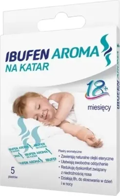 Produktbild von IBUFEN AROMA für laufende Nase aromatische Pflaster für Kinder Polpharma 5 Pflaster
