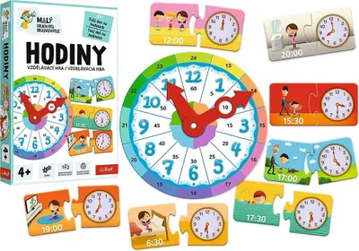 Productafbeelding van TREFL Educadvac-spel: Ontdek de tijd!
