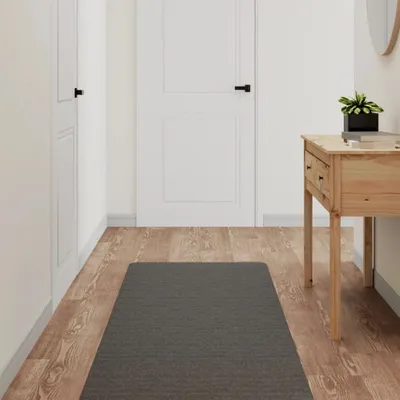 Produktbild von The Living Store Teppichläufer Anthrazit 60x180 cm