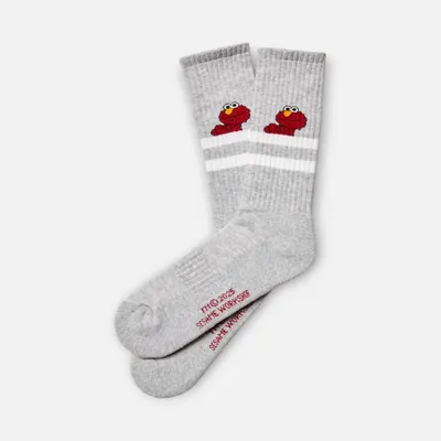 Produktbild von BeSocks Bio-Tennissocken - Elmo, Farbe Grau, Größe 36-40