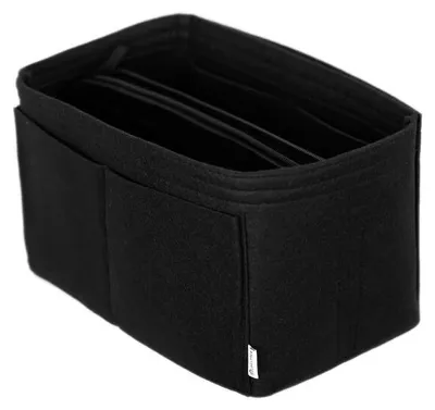 Produktbild von Taschen Organizer Einsatz aus Filz für Handtaschen mit Fächern Schwarz M