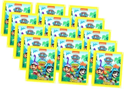 Produktbild von Panini Paw Patrol Sticker - Dino Rescue - 15 Booster - Paw Patrol Sammelsticker