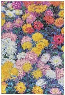 Zdjęcie produktu dla Notatnik w linie Paperblanks Monet's Chrysanthemums Mini