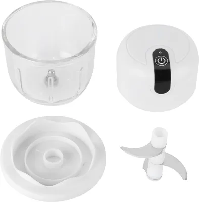 Obrázok produktu pre 350 ml elektrický mlynček na cesnak USB nabíjateľný mlynček na mäso do kuchyne
