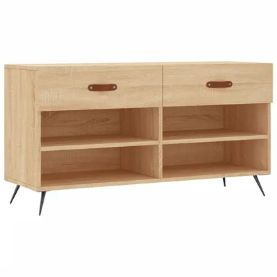 Obrázok produktu pre Lavička na topánky, dub sonoma 102x35x55 cm, kompozitné drevo