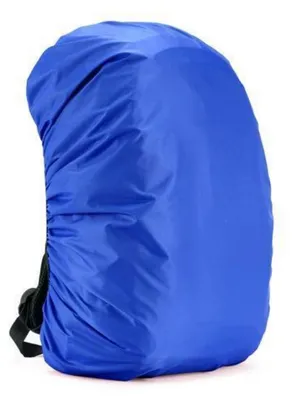 Image de Housse de pluie pour sac à dos, couleur saphir, 35 litres, imperméable, en nylon, pour activités de plein air