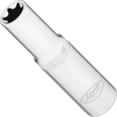 Produktbild von VIGOR Steckschlüsseleinsatz lang V7014-12 3/8" E Profil SW E12