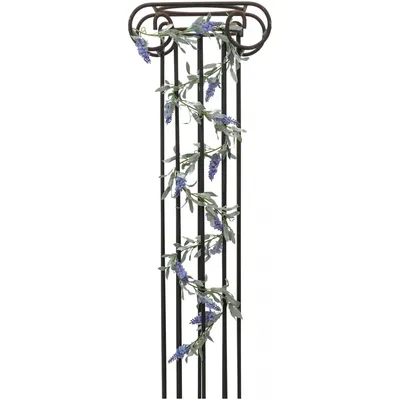 Image de EUROPALMS Guirlande de fleurs, artificielles, bleues, 180cm (82501858)