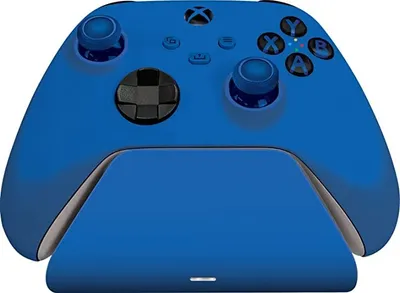 Produktbild von Razer Universal-Schnellladestation für Xbox Controller (Schnellladung, Universelle Kompatibilität für Neue und Alte Controller, Magnetkontakt-System) Blau