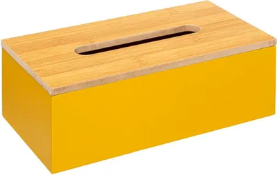 Obrázek produktu pro Moderní žlutá krabička na kapesníky