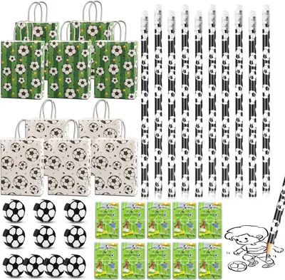 Productafbeelding van Voetbalcadeautjes voor jongens - Set van 40 - Verjaardag - Voetbalset