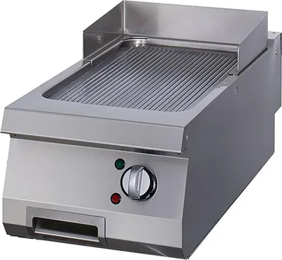 Immagine prodotto di Maxima - Piastra per grigliare Gastro Heavy Duty - Cromo scanalato - Unità singola - Profondità 70 cm - Elettrica