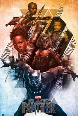 Obrázek produktu pro Plakát Marvel Black Panther 61x91,5cm